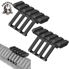 2/4Pcs Low Profile Tactical 45 Degree Offset Angle Mount 20MM Picatinny Rail picture