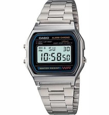 CASIO A158WA-1 Classic Digital Chronograph Alarm 7 Year Battery Sport Watch picture