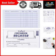 12 Pack Checkbook Register, Check Register Books for Personal and Work Use, T... picture