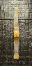 Vintage 60s-70s Juvenia Tank Gold Tone Men's Watch picture