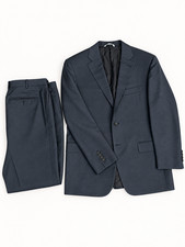 Canali 1934 Men’s 40S Navy Pinstripe Wool 2-Piece Suit Pants 34/30 Italy picture