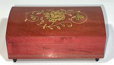 Sorrento Specialties Reuge Swiss Musical Wood Inlay Music Box Send in The Clowns picture