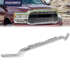 For 2019-26 Ram 2500 3500 Front Bumper Upper Grille Trim Molding Chrome OE Style picture