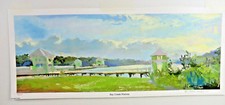 Signed Ltd Ed Pastel Print Bay Creek Marina Virginia Artist Matuk Kroupa Denise picture