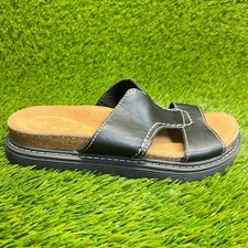 Clarks Arwell Walk Womens Size 5 Black Beach  Outdoor Open Toe Slide Sandals picture
