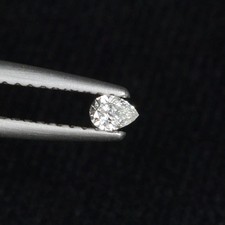 0.22Ct Pear Cut Lab Grown Diamond/CVD Single 1-PC Stone For Diamond Jewelry picture