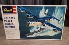 REVELL U.S. NAVY PB4Y-1 “PATROL BOMBER”. 1/72. #H-205-200. picture