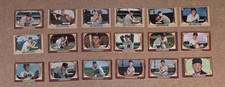 1955 Bowman TV Baseball Vintage Trading 18 Card VG Lot #283 Chylak picture