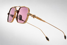 Jacques Marie Mage DEAVER Sunglasses Rose Gold Pink Lens Limited Edition picture
