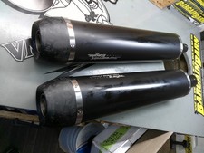 2017-2025 Harley-Davidson CVO ST OEM Screamin Eagle Forged Carbon Mufflers h400 picture