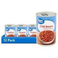 (12 pack) Great Value Chili Beans, 15.5 oz picture