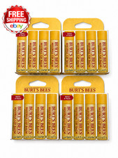 Burt's Bees Lot of 4 NEW Beewax Lip Balm With Vitamin E & Peppermint - FREE S&H picture
