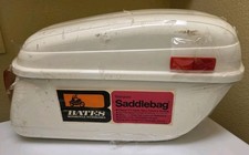 NOS Vintage Bates 4325 Fiberglass Motorcycle Saddlebag RIGHT White Tail Light picture