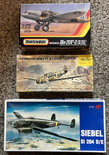 1/72 Scale Spanish Civil War German Aircraft 3x Lot Unbuilt in Box picture