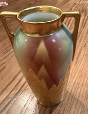 Antique H & C Selb Bavaria PICKARD Handled Vase picture