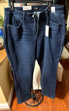 Judy Blue Women’s Plus 18W High Rise Dark Wash Denim 5-Pocket Jeans picture
