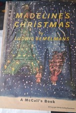 Rare True First Madeline's Christmas 1956 Ludwig Bemelman McCalls Magazine Vtg picture