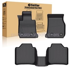 Fits 2012-2018 BMW 3 Series F30 AWD TPE 3D Front & 2nd Row Floor Mats Liner Set picture