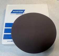 Norton 66261136615 12” Gemini R228 PSA Sandpaper Discs 80 Grit 25 pack picture