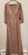 JS Collections Soutache Embroidered  Gown Size 12 picture