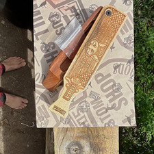 PRIMOS Custom Mill Shop Engraved turkey box call FOX HAAS 1944 picture