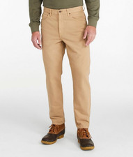 L.L.BEAN Men's Double L® Jeans, Classic Fit, Straight Leg, Dark Khaki (NEW) picture