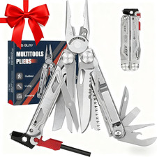 Multitool Pliers BI2038B, 22-In-1 Stainless Steel Multi Tool with Flint, Window picture
