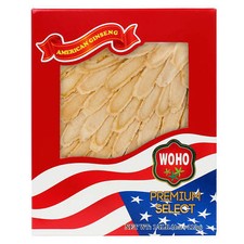 WOHO Cultivated American Ginseng 1264 Slice Medium 4 oz Box picture
