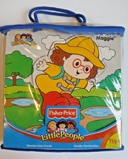 Little People Fisher price Wooden Puzzule toddlers toys, set of 3 picture