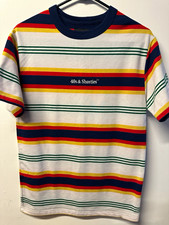40s & Shorties Men's Striped Crew Neck Short Sleeve Knit T-Shirt S, Multi picture