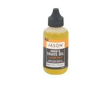 JASON Men's Natural Shave Oil Coarse Hair 2oz Protects Against Razor Burn Argan picture