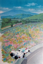 Vintage SPEED RACER Hand Painted Animation Production Cel  MACH 5 picture