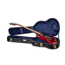 Crossrock Deluxe Wooden Case for Gibson SG and Similar Style Electric Guitars picture