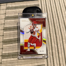Panini 2025 Immaculate Patrick Mahomes II Clearly Immaculate Jerseys CIJ-PM /49 picture