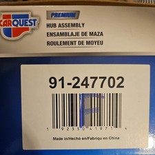 91-247702 Carquest Premium Wheel Bearing and Hub Assembly picture