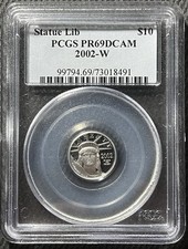 PCGS PF69DCAM 2002-W 1/10 Oz. $10 American Platinum Eagle Proof picture