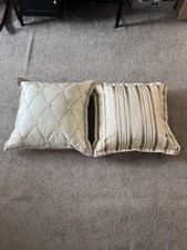 Set Of Michael Amini Luxembourg Champagne Decorative Pillows 26x26” Luxury picture