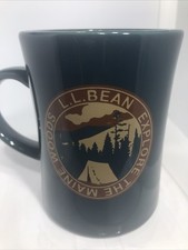 EXPLORE THE WOODS MUG.  L.L. BEAN COFFEE MUG. L..L BEAN DECO MUG.B432 picture