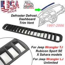 For 1997-2006 Jeep Wrangler TJ LJ Defroster Defrost Dash Dashboard Trim Vent US picture
