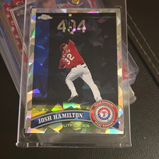Topps Chrome 2011 Josh Hamilton Texas Rangers #60 Atomic Refractor /225 picture