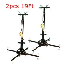 2pcs 19Ft Stage Lighting Truss 550lb Heavy Duty Tower Lifter Crank Light Stand picture