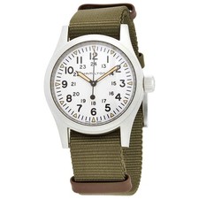 Hamilton Khaki Field Mechanical White Dial Men's Watch H69439411 picture
