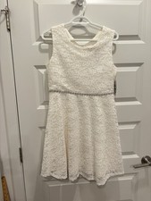 Speechless Ivory Lace Party Dress Kids Size 16.5 picture