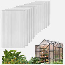 14 PCS Twin-Wall Polycarbonate Greenhouse Panels 48×24×0.24In picture