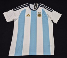 Adidas  Mens Argentina  National Team 26 Home Fan Jersey KA8069 Ice Blue White picture
