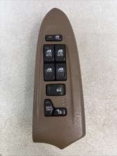 02-05 Chevy Trailblazer Master Driver Window Switch Bezel OEM Brown 15204668 picture