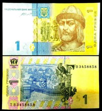 Ukraine 1 Hryven Banknote World Paper Money UNC Currency Bill Note picture