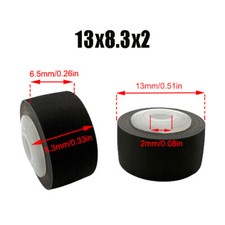 Pinch roller 13x8x2 13x8.3x2 13x8.3x2.5mm for Cassette decks boomboxes picture