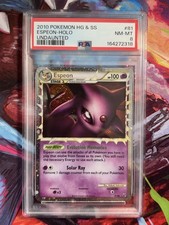 2013 POKEMON UNDAUNTED ESPEON PRIME #81 ULTRA RARE PSA 8 NM - Clean New Cert picture