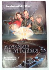 VTG Massive Retaliation Movie Video Release Promo Poster 24x36 Vestron 1986 Nuke picture